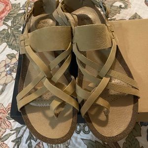 Brand new teva leather sandals